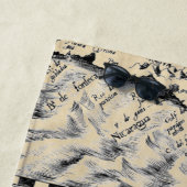 太平洋海世界地図モンスター ビーチタオル (インサイチュ)