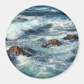 太平洋海波 マグネット (正面)