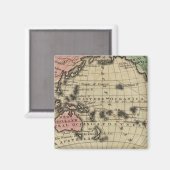 太平洋海、イギリス諸島 マグネット (正面/裏面)