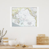 「太平洋海: 1942年の戦争の舞台… ポスター (キッチン)