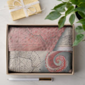 太平洋素晴らしタコヴィンテージ地図コンパスアート 薄葉紙 (ギフト)