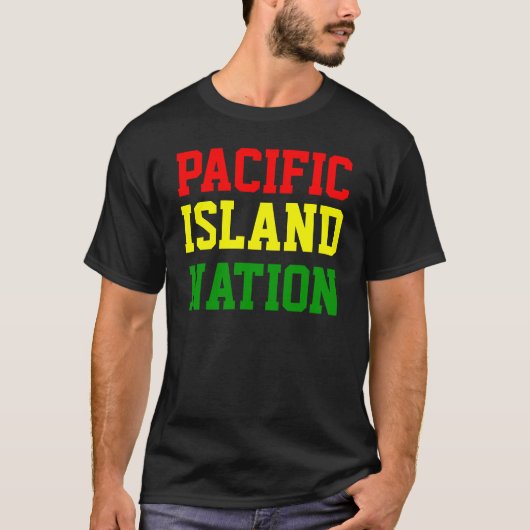 太平洋諸島の国家 Tシャツ (正面)