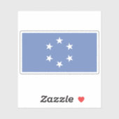 太平洋諸島国旗の信頼地域 シール (シート)