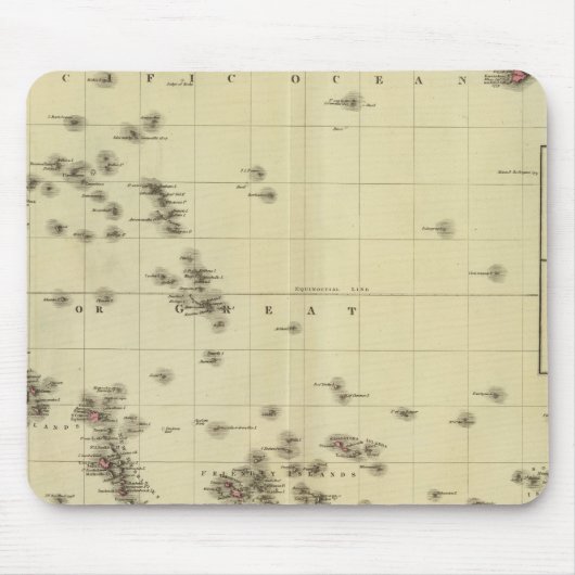 太平洋諸島 マウスパッド (正面)