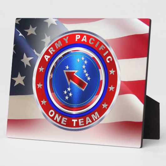 太平洋軍司令部退役軍人 フォトプラーク (側面)