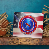 太平洋軍司令部退役軍人 フォトプラーク (側面)