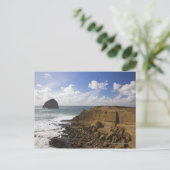 太平洋都市のオレゴンの岩が多い太平洋沿岸 ポストカード (スタンド正面)