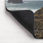 太平洋都市のオレゴンの岩が多い太平洋沿岸 マウスパッド (コーナー)