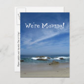 太平洋；住所の変更 案内ポストカード (正面/裏面)