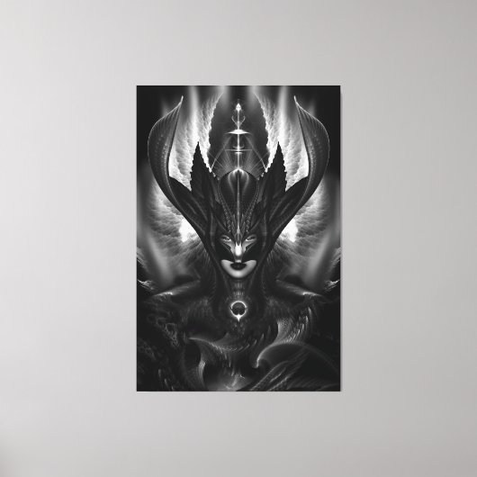 太忠山才タロンBlackSun Canvas Print キャンバスプリント (正面)