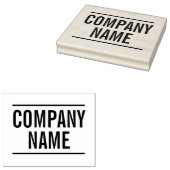 太文字スタイル - 社名 - 企業/会社 ラバースタンプ (押印)