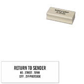 太文字スタイル - 送り先不明 - 企業/会社 ラバースタンプ (押印)