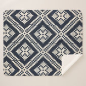 太日本の辻 |ダイヤモンドXジオメトリ | シェルパブランケット (正面(横))