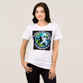 太極拳のあるべき世界 トライブレンドＴシャツ (正面全面)