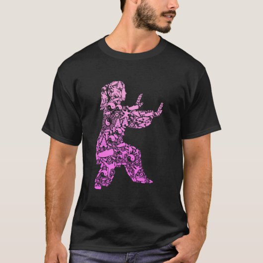太極拳の女性 Tシャツ (正面)