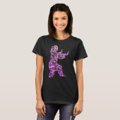 太極拳の女性 Tシャツ (正面フル)