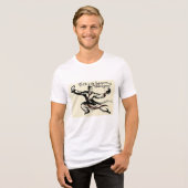 太極拳は私の超能力 トライブレンドＴシャツ (正面全面)