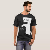太極拳猫禅マスターキティバランス Tシャツ (正面フル)