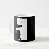 太極拳猫 ゼンマスターキティバランス コーヒーマグカップ (正面左)