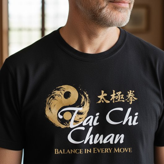 太極拳 - すべての動きにバランスを Tシャツ