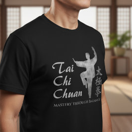 太極拳 – バランスを通じた習得 Tシャツ