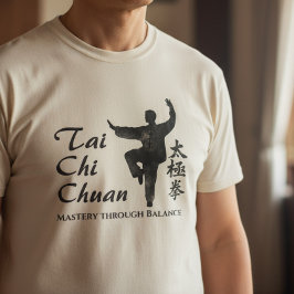太極拳 – バランスを通じた習得 Tシャツ