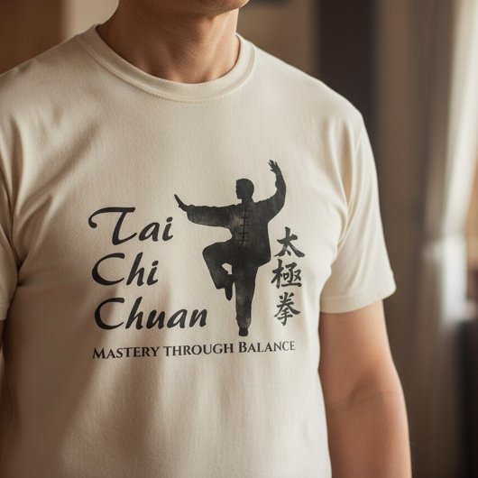 太極拳 – バランスを通じた習得 Tシャツ