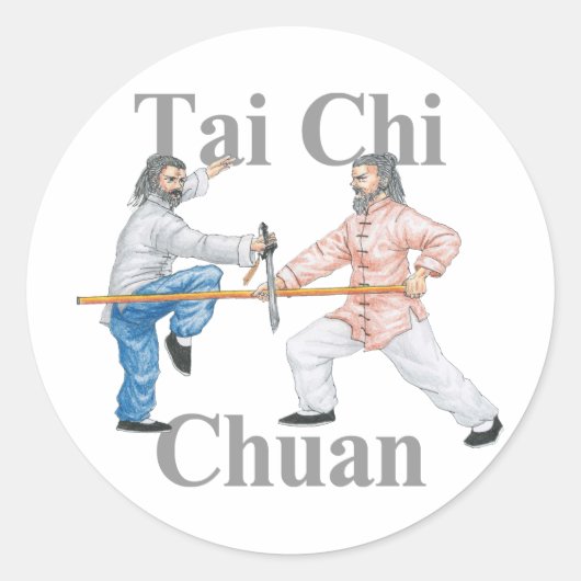 太極拳 ラウンドシール (正面)