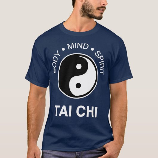 太極拳 身体 思考 精神 4 Tシャツ (正面)