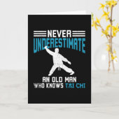 太極老人太極拳訓練 カード (黄色い花)