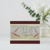 太極詩はがき ポストカード (スタンド正面)