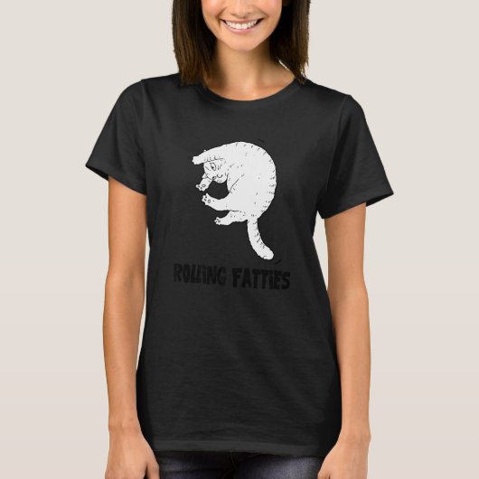 太転が親ねこ衣装ねこパパねこ Tシャツ (正面)