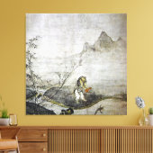 太閤如節/ひょうたんでナマズを捕る/ キャンバスプリント (インサイチュ (リビング))