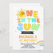 太陽からの招待で1つ 招待状 (正面/裏面)