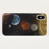 太陽から火星へオリジナルアートiPhoneカバー Case-Mate iPhoneケース (裏面(横))