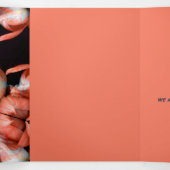 「太陽から黒に白い心」 & 疑念 三つ折りクリスマスカード (内部中)