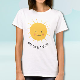 太陽がやってくる かわいいママになる人 Tシャツ