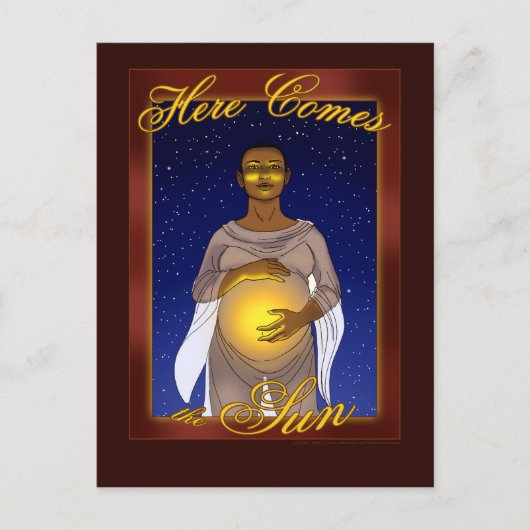 太陽がやってくる ポストカード (正面)