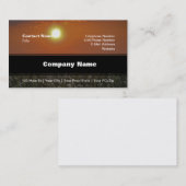 太陽がトウモロコシ畑を越える 名刺 (正面/裏面)