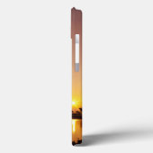 太陽がビッグアイランドのアナホマル湾に沈み Case-Mate iPhoneケース (裏面 / 左)