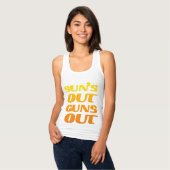 太陽が出たら腕を出す フィットネスとジム タンクトップ (正面フル)