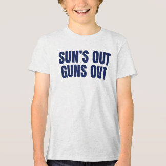太陽が出たら銃を出せ トライブレンドTシャツ