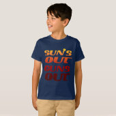 太陽が出たら銃を出せ Tシャツ (正面フル)