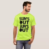 太陽が出てる時は武器も出せ Tシャツ (正面フル)