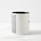 太陽が刻まれたコンクリート ツートーンマグカップ (中央)