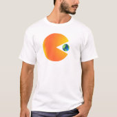 太陽が地球を飲み込む Tシャツ (正面)