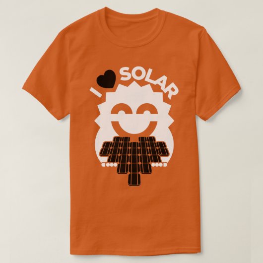 太陽が大好き太陽の Tシャツ (デザイン正面)