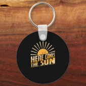 太陽が太陽の来地平線上 キーホルダー (正面)