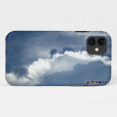 太陽が嵐の雲の中を照らす Case-Mate iPhoneケース (裏面(横))
