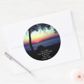 太陽が常に昇る ラウンドシール (封筒)